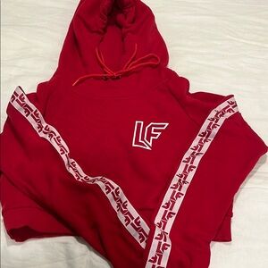 LF Red Hoodie Sweater